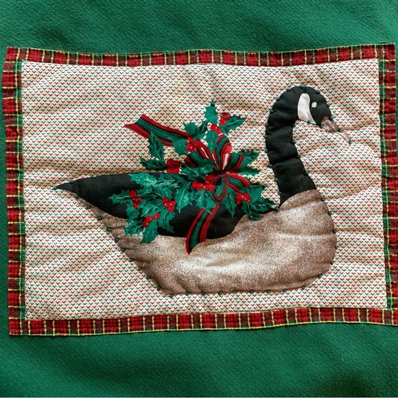 Vintage Lee Holiday Goose Green Sweatshirt Size XL - Picture 3 of 11